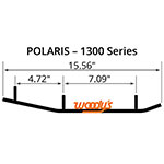 WOODY'S FLAT-TOP EXTENDER TRAIL III 4" CARBIDE RUNNER