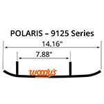 WOODY'S FLAT-TOP EXTENDER TRAIL III 4" CARBIDE RUNNER