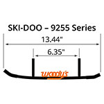 WOODY'S FLAT-TOP EXTENDER TRAIL III 4" CARBIDE RUNNER