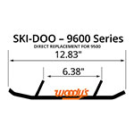 WOODY'S FLAT-TOP EXTENDER TRAIL III 4" CARBIDE RUNNER