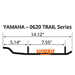 WOODY'S FLAT-TOP EXTENDER TRAIL III 4" CARBIDE RUNNER