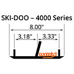 WOODY'S 4" SNO-X RUNNER