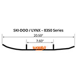 WOODY'S FLAT-TOP TRAIL BLAZER 6" CARBIDE TRAIL RUNNER