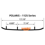 WOODY'S FLAT-TOP TRAIL BLAZER 6" CARBIDE TRAIL RUNNER