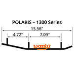 WOODY'S FLAT-TOP TRAIL BLAZER 6" CARBIDE TRAIL RUNNER