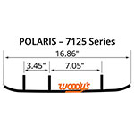 WOODY'S FLAT-TOP TRAIL BLAZER 6" CARBIDE TRAIL RUNNER