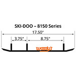 WOODY'S FLAT-TOP TRAIL BLAZER 6" CARBIDE TRAIL RUNNER