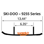 WOODY'S FLAT-TOP TRAIL BLAZER 6" CARBIDE TRAIL RUNNER