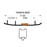 WOODY'S FLAT-TOP TRAIL BLAZER 6" CARBIDE TRAIL RUNNER