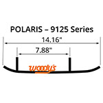 WOODY'S FLAT-TOP EXECUTIVE 8" CARBIDE TRAIL RUNNER