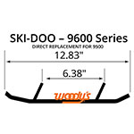 WOODY'S FLAT-TOP EXECUTIVE 8" CARBIDE TRAIL RUNNER