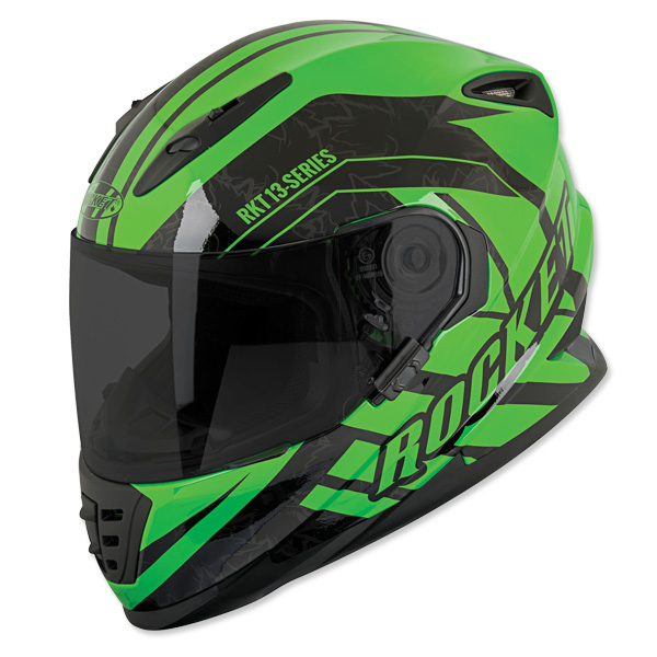 Northern Rider Helmet JOE ROCKET NORTHERN LIGHTS RKT 13 FULL FACE HELMET SIZE SMALL GREEN ...