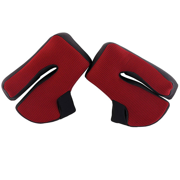 SHARK RACER PRO HELMET CHEEK PADS 30MM RED 4890651