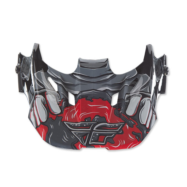 FLY RACING INVASION VISOR GREY 4902388