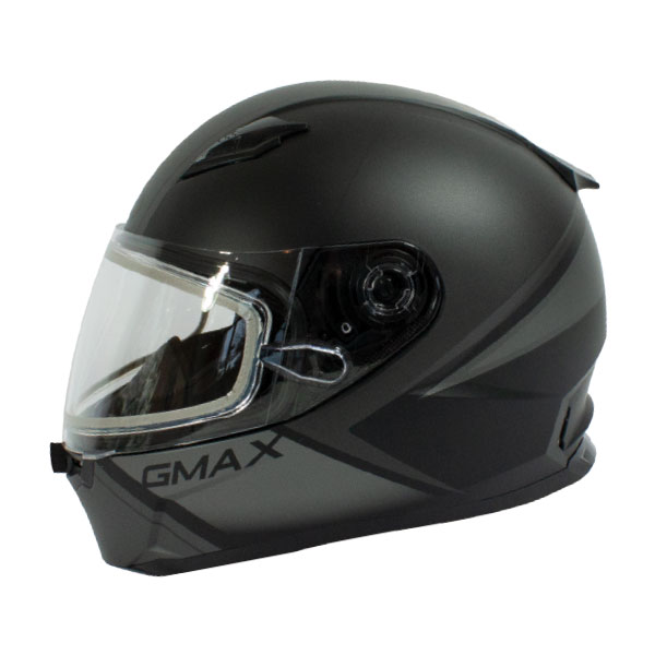 GMAX GM-11S Ripcord Snow Helmet with Electric Shield - Matte Black