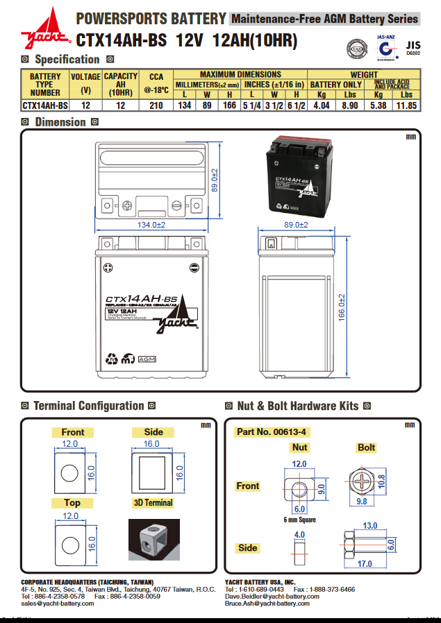 CTX14AH-BS