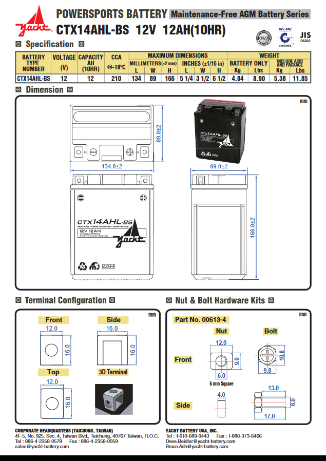 CTX14AHL-BS