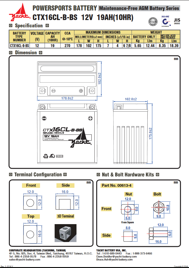 CTX16CL-B-BS