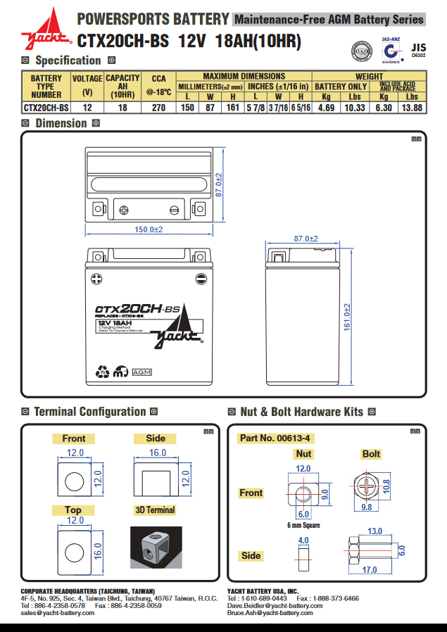CTX20CH-BS