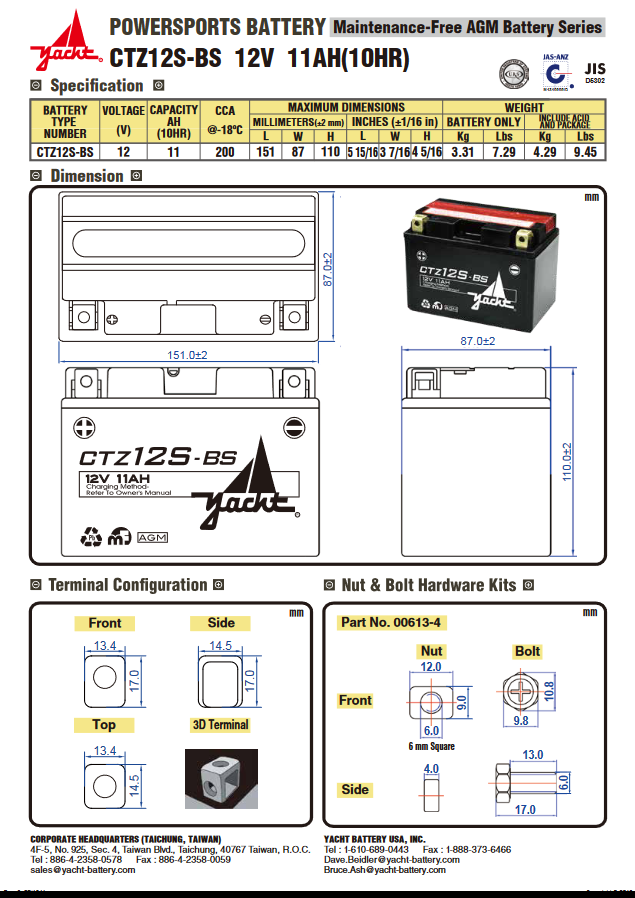 CTZ12S-BS